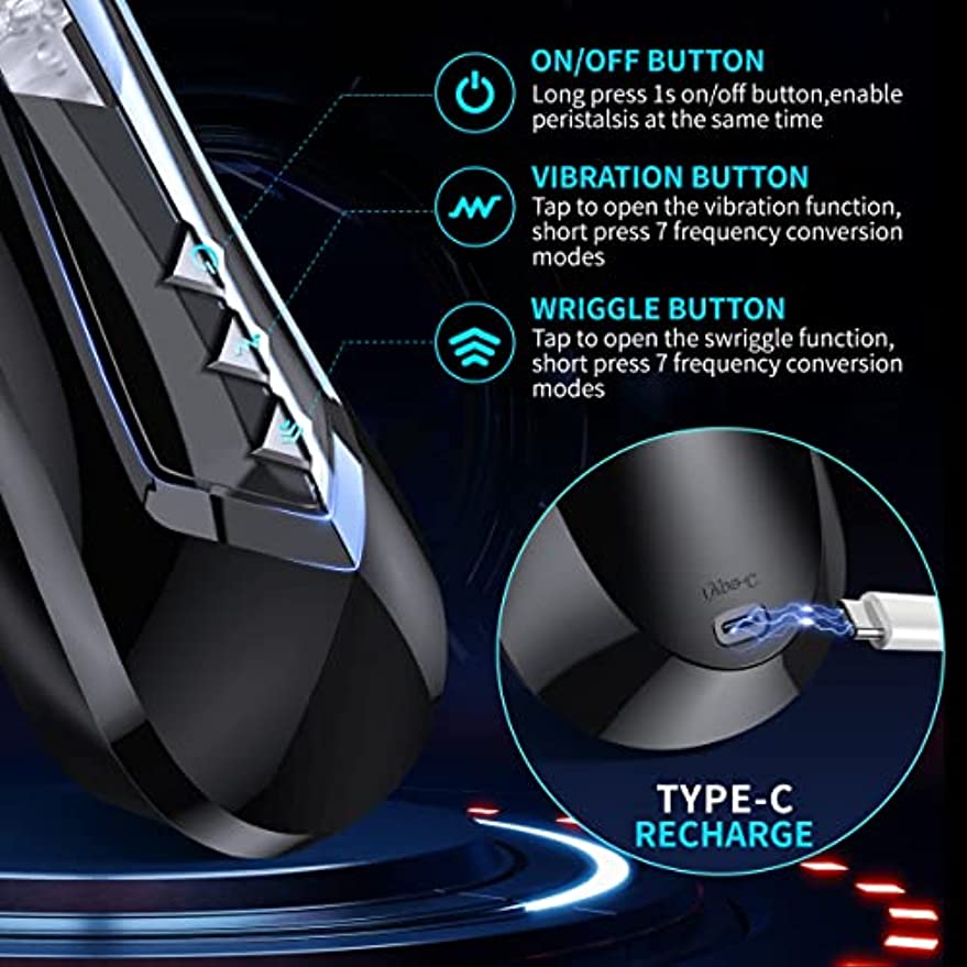 Automatic Masturbation Cup For Men For Penis Stimulation Vibrating 7 Times By Hand Vibrating 7 Times