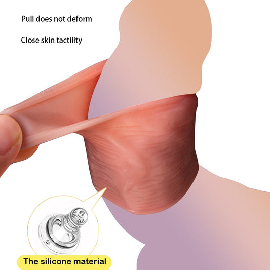 5PCS Foreskin Correction Penis Sleeve Cock Ring Glans Stimulate Sex Toys for Men Delay Ejaculation Screw Shape Two Sizes