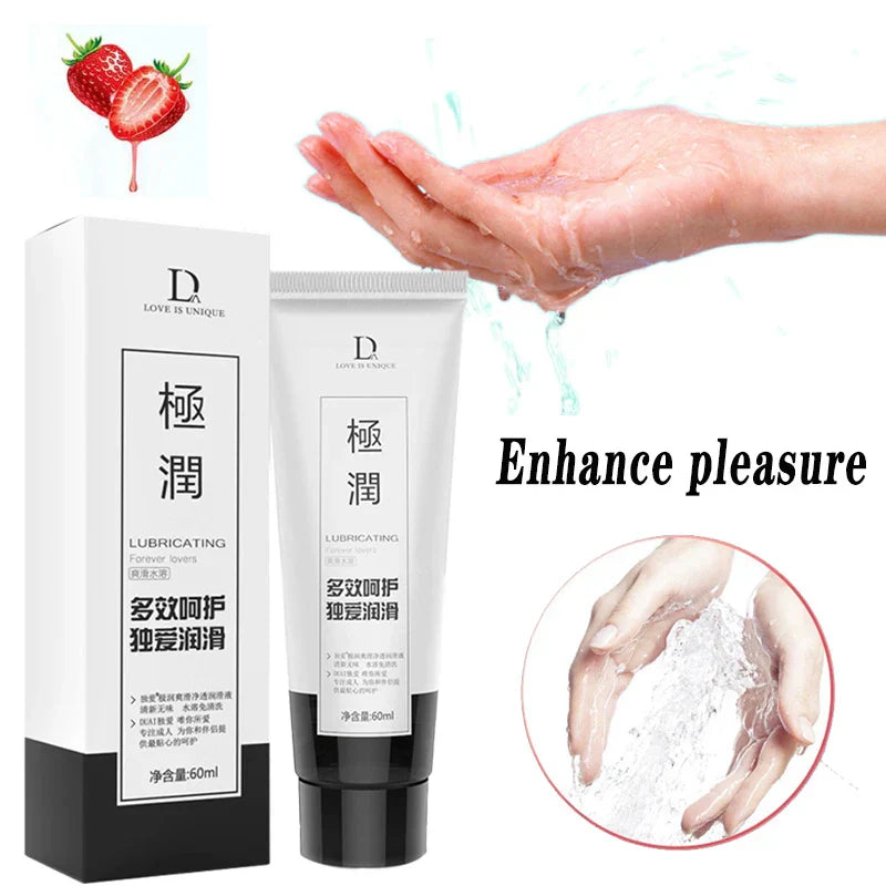 60ml water soluble Human no-wash lubricant couples flirting liquid libido lube Promotes Couple Life Gay Anal Sex Product Adult