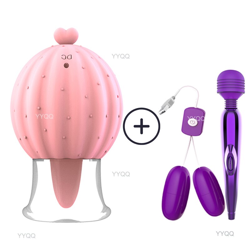 Clit Sucker Tongue Female Masturbatorsucking G-Spot Sex Toys Sucking Breast Clitoral Sucker Adult Products Sucker Toy for Women