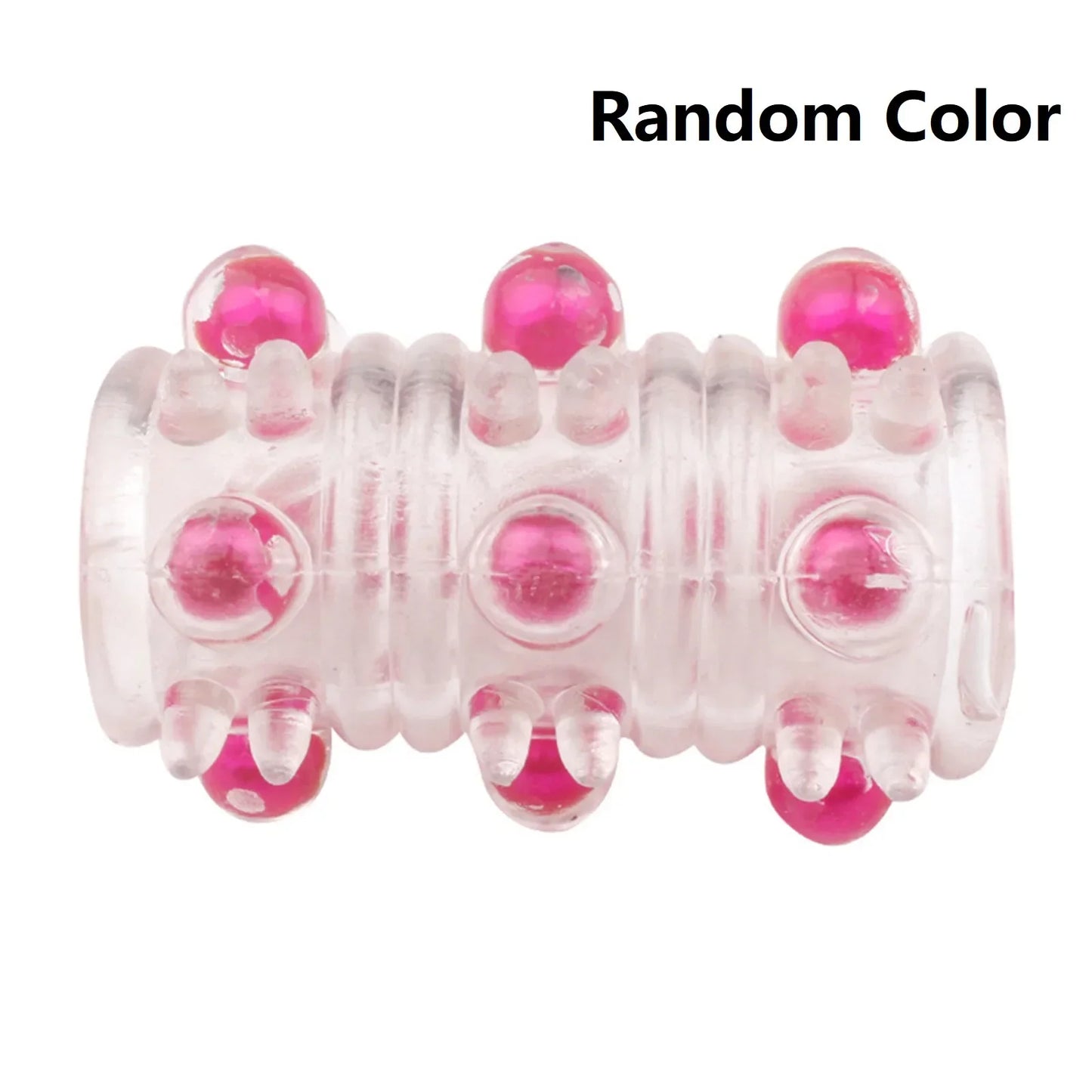 Extension Penis Sleeve Cock Rings For Men Enlarger Glans Particles Condom Lasting Delayed Sex Toys Adult Sexual Dotted Sex Goods