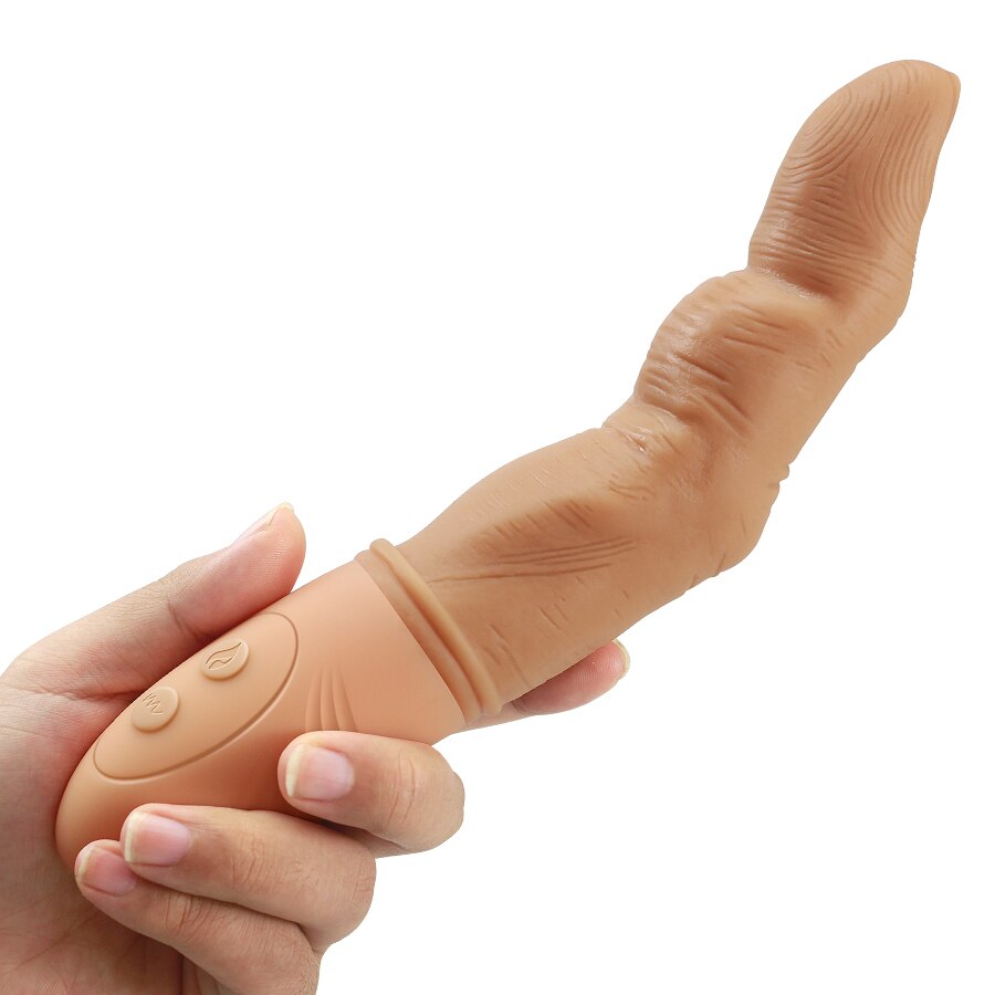 ที่มีประสิทธิภาพ Finger Vibrator สำหรับผู้หญิง G Spot กระตุ้นช่องคลอดเครื่องนวดความร้อนซิลิโคนนิ้วมือ Dildo Masturbator ของเล่นสำหรับผู้ใหญ่