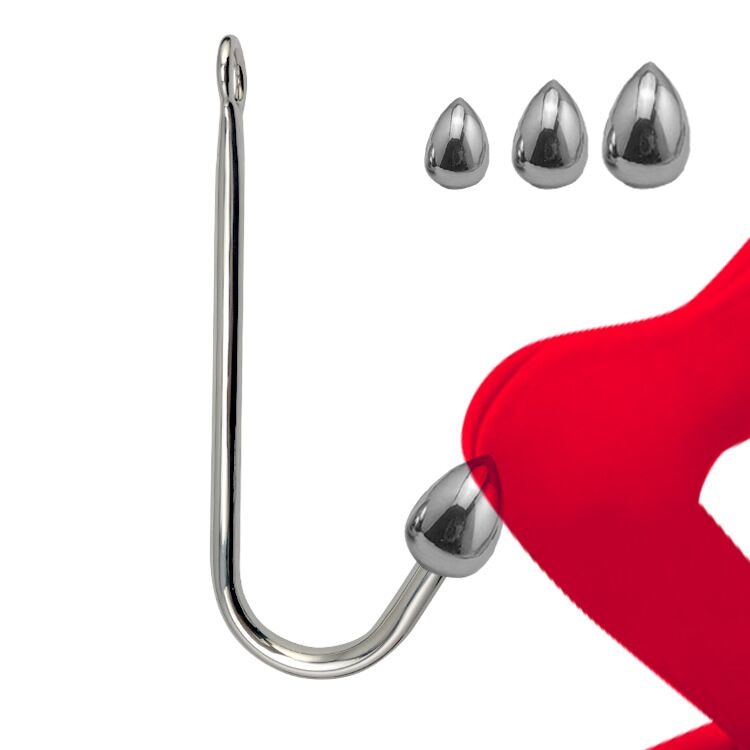 Hot Erotic Sexy Anal Hook Ball Stainless Steel SM Butt Plug Hook Anal Sex Toys for Couples Adult Sex Games Sexy Toys