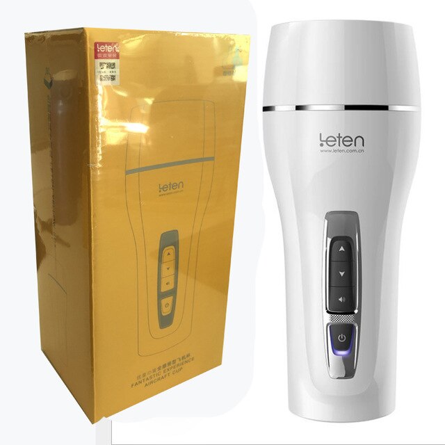 Leten Clamp Sucking Vibrating Male Masturbator Cup Realistic Vagina Real Pussy Sexual Moaning Sex Machine Sex Shop for Man