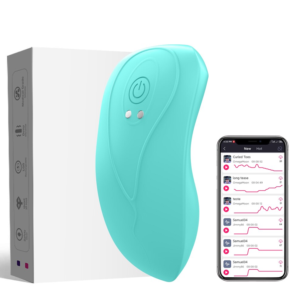 ผีเสื้อสวมใส่ Vibrator ไร้สายรีโมทแอปกางเกง Dildo Vibrator สำหรับผู้หญิง Clitoral Stimulator นวดเร้าอารมณ์เซ็กซ์ทอย