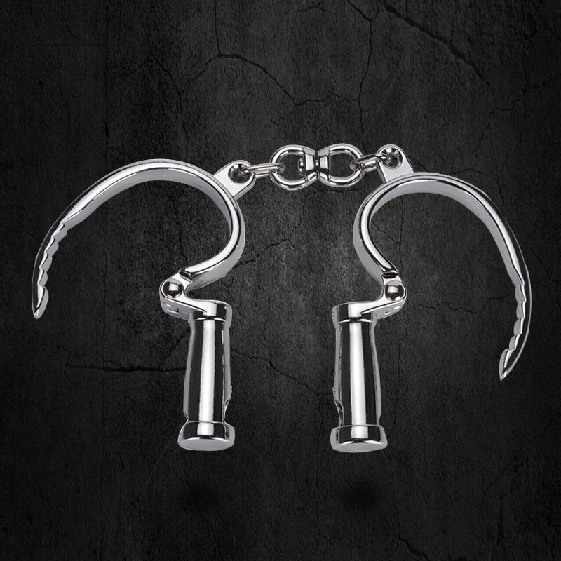 Stainless Steel Female Male Handcuff Metal Ankle Cuffs Wrist Cuff for Couple Bdsm Bondage Restraints Adult Game Sex Toys