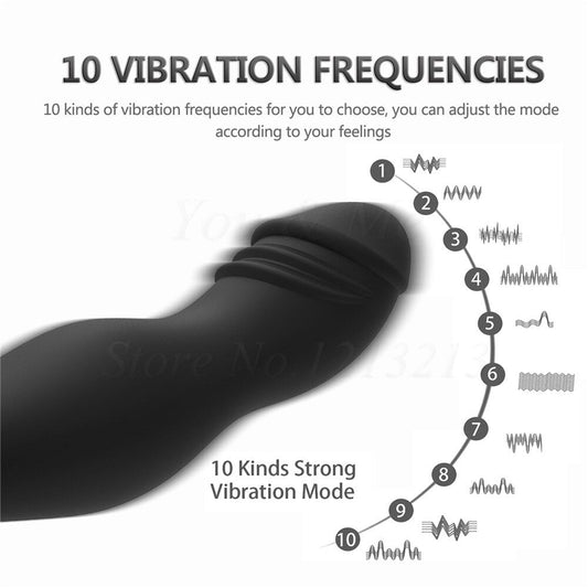 10 Speeds Wireless Remote Anal Dildo Vibrator Male Prostate Massager G-spot Stimulator Usb Charging Anal Penis Vibrator Sex Toys