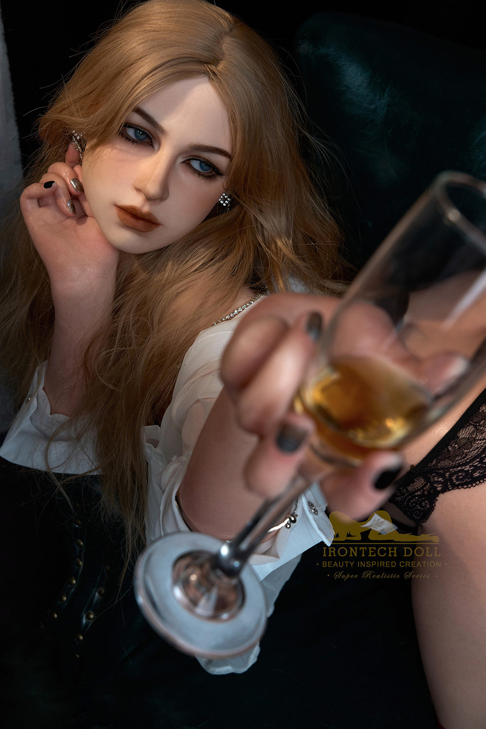 Irontechdoll Josie 164cm Head Full Silicone Sexy Big Tits High-end Sex Doll For Men NO.1063