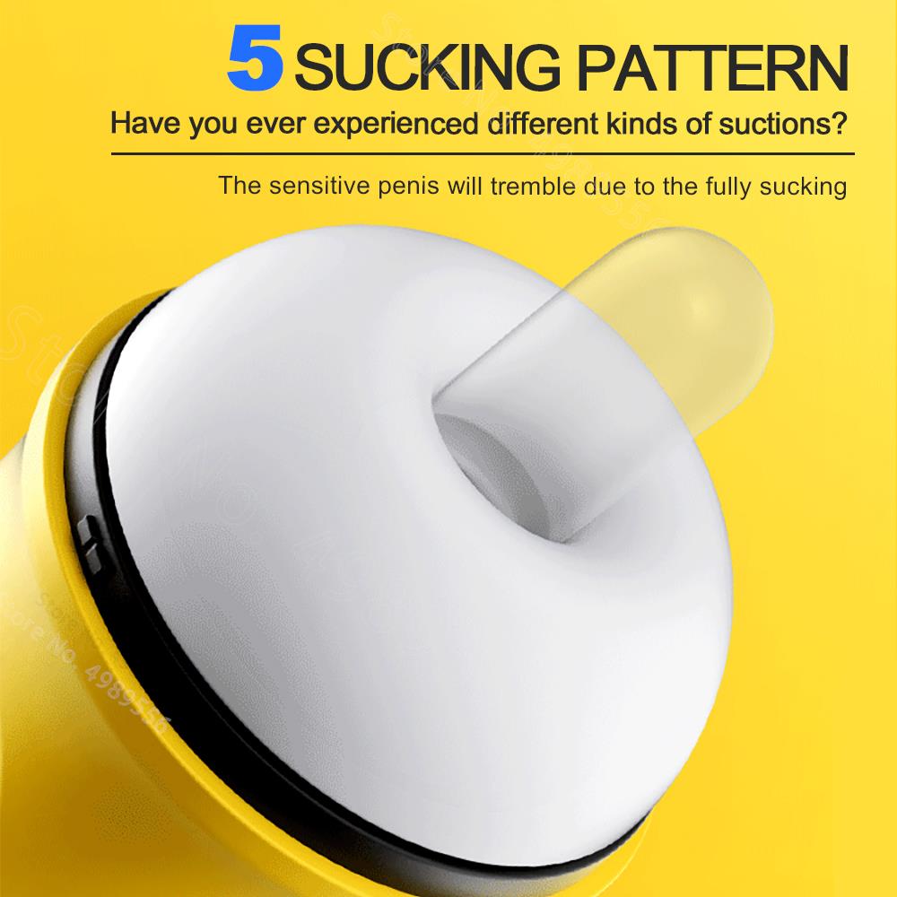 Automatic Masturbator ชายการสั่นสะเทือนอมควย Sucking Machine ซิลิโคนช่องคลอด Masturbation คัพเพศของเล่นผู้ใหญ่สินค้าสำหรับชาย