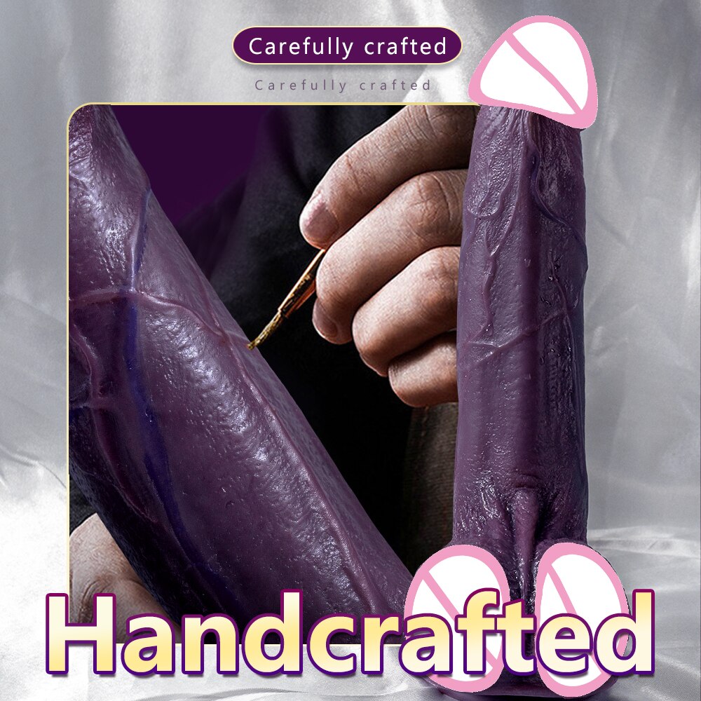 Black large silicone dildo realistic suction cup penis toy fake lesbian dildo sex supplies for men women adult 18+