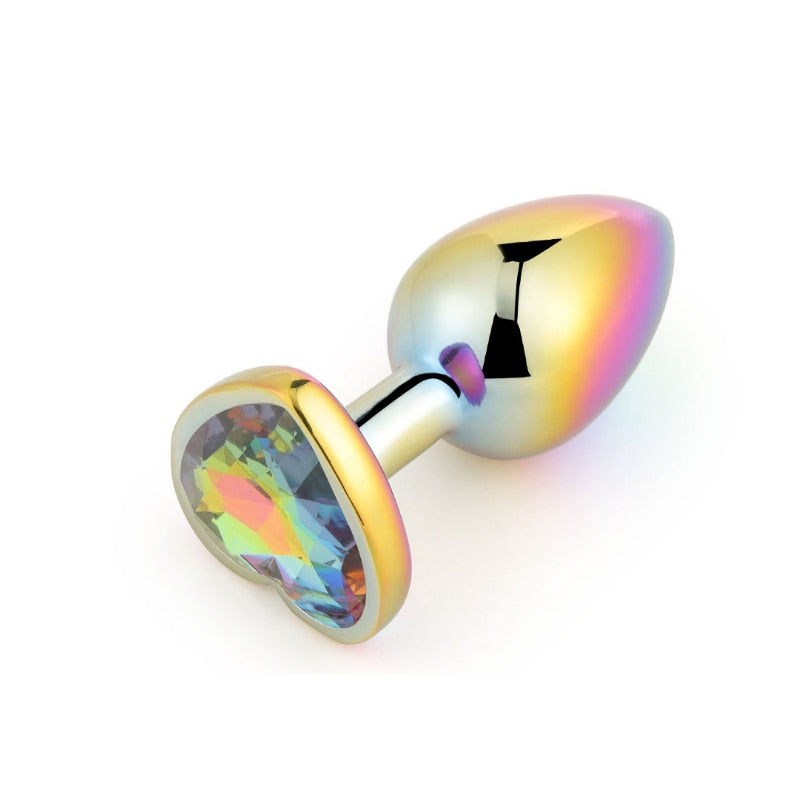 3 Pcs/Set Metal Anal Plug Sex Toys for Women Adult Sex Products Butt Plug Colorful Steel Anal Plug Sex Toys Anal Dildo Anus Toys