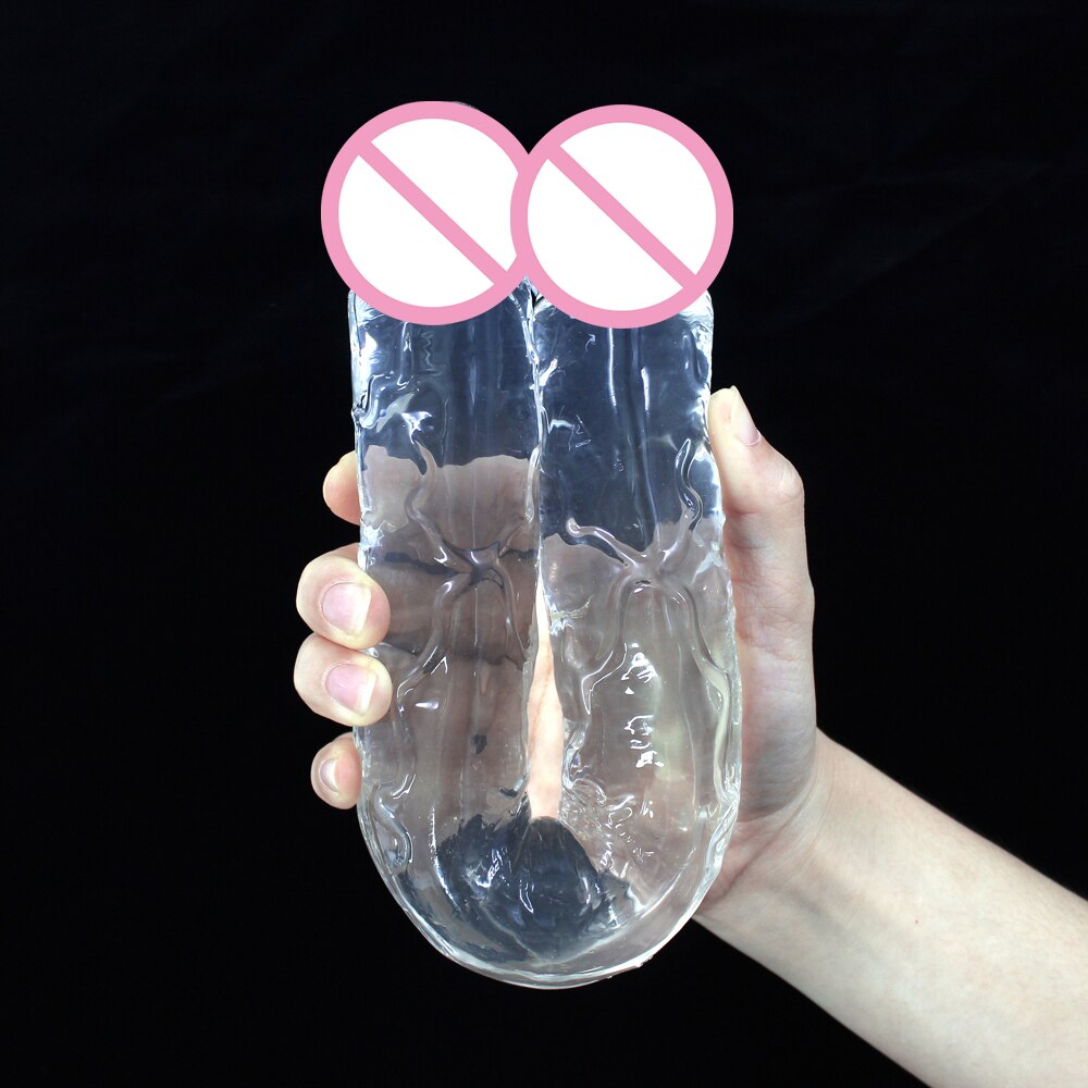 30-34ซม. Double HEAD สมจริง dildo ยาวอวัยวะเพศชายของเล่นสำหรับผู้หญิงคู่ masturbate Big Dick ผู้ใหญ่เซ็กซ์ทอยสำหรับเลสเบี้ยน