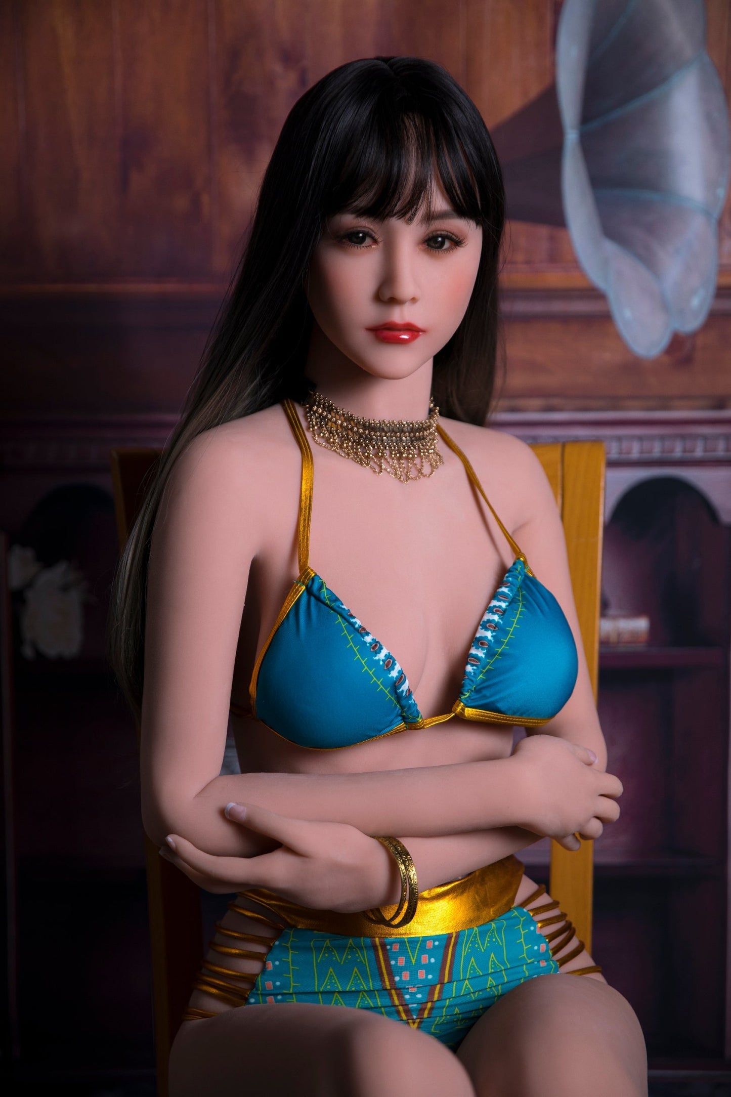 Fire Doll - Amia - ตุ๊กตายางสมจริง - 166 ซม. - ผิวสีแทนอ่อน