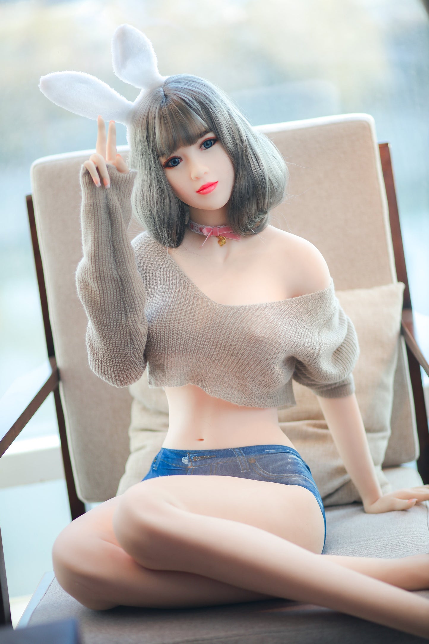 Neodoll Sugar Babe - Aitana - ตุ๊กตายางสมจริง - หน้าอกเจล - 170 ซม. - สีขาว