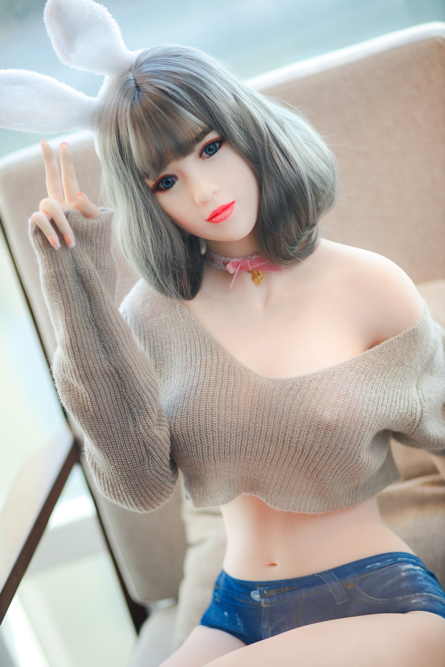 Neodoll Sugar Babe - Aitana - ตุ๊กตายางสมจริง - หน้าอกเจล - 170 ซม. - สีขาว
