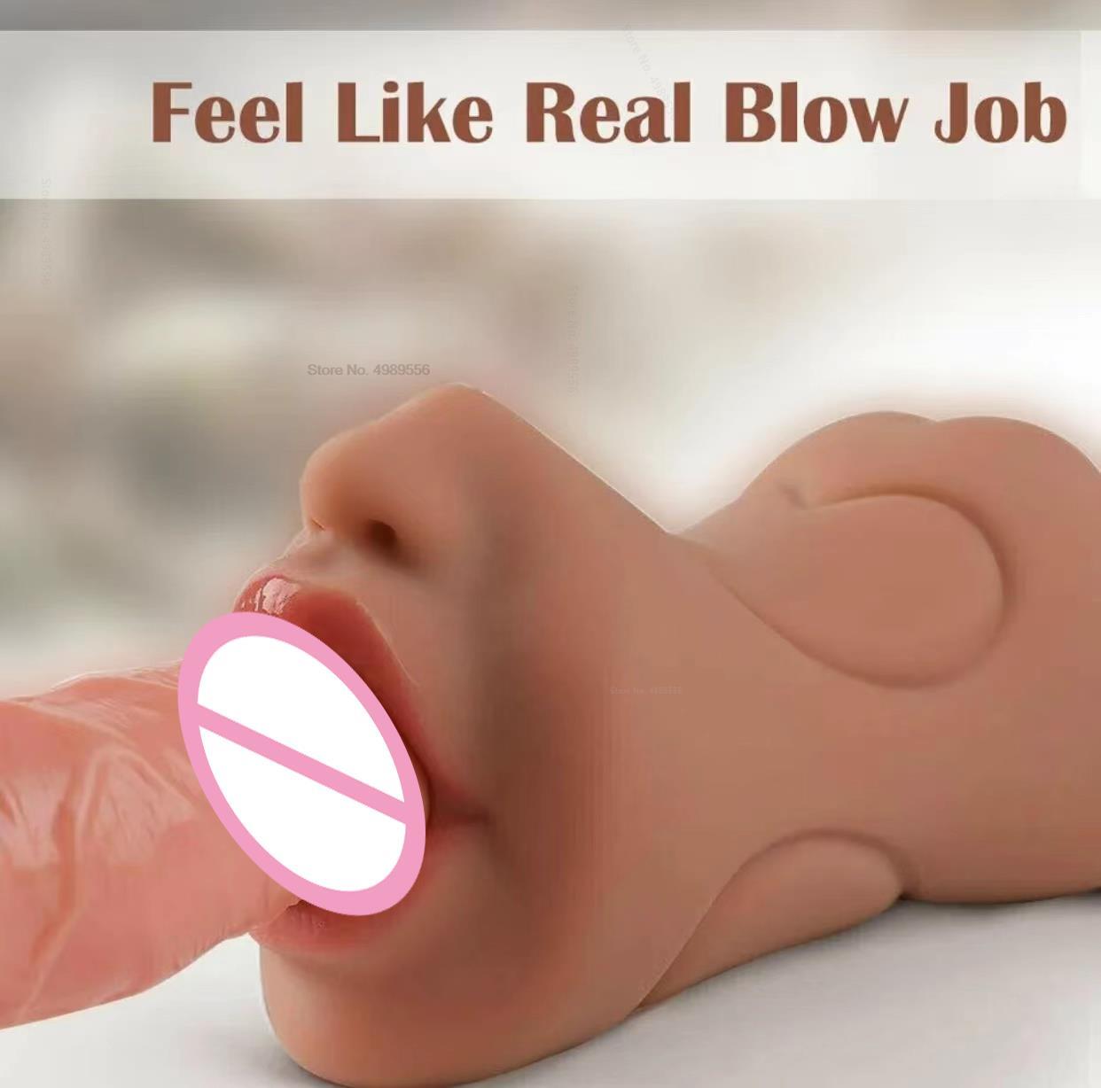 ชายสำเร็จความใคร่ผู้ใหญ่อุปกรณ์ที่สมจริง3D ผู้หญิงช่องคลอดและ Anal เซ็กซ์ทอยสำหรับ Men 'S Soft และ Secure 18ปี-ผู้หญิงหี