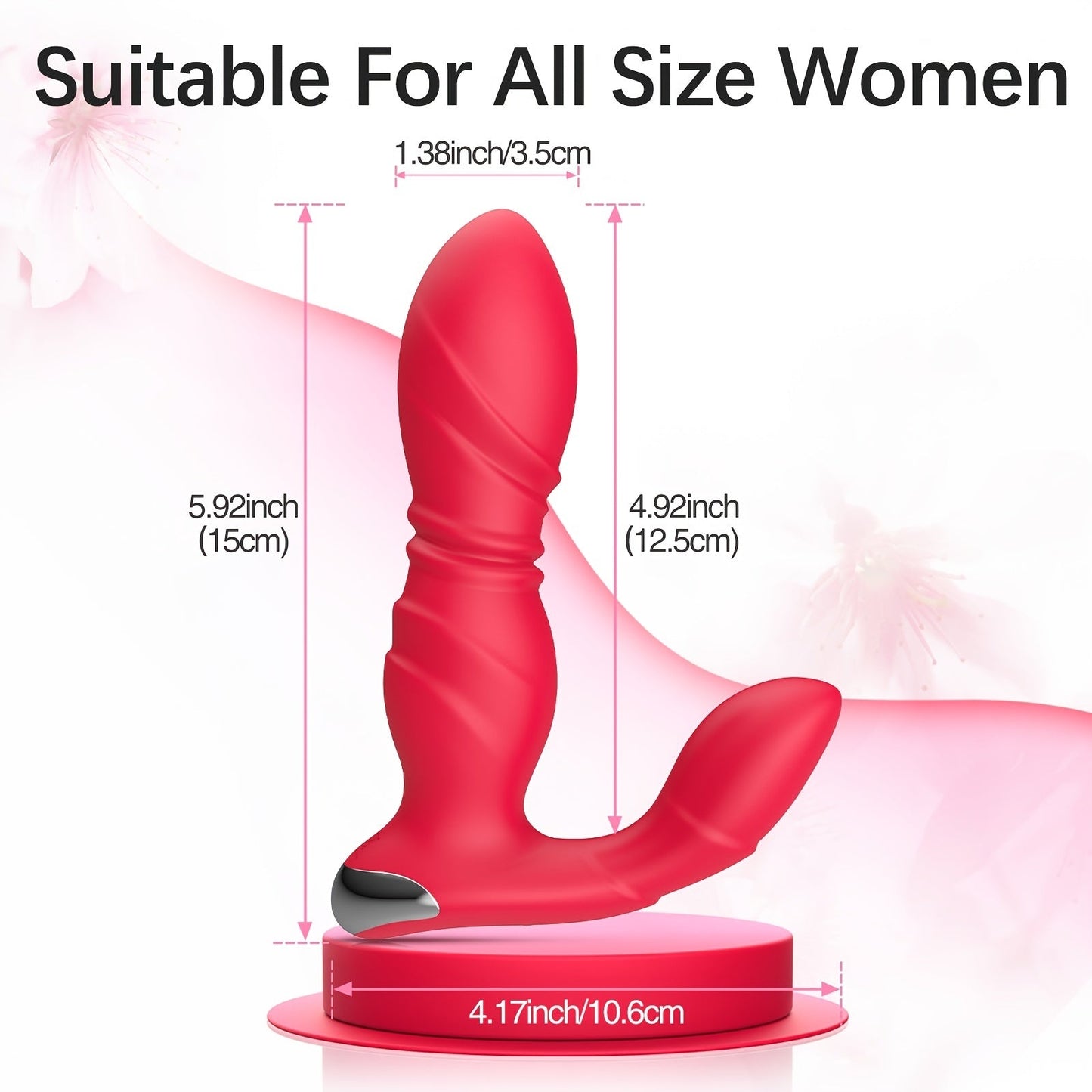 Sex Toy For Women App & Remote Control Vibrator. 9x9 Thrusting Vibrations Rose Sex Toys For Clitoris G-spot Stimulation. Pink Butterfly Dildo Wearable Panty Vibrator Quiet Adult Toy. Vibrator. Valentine's Day Gift