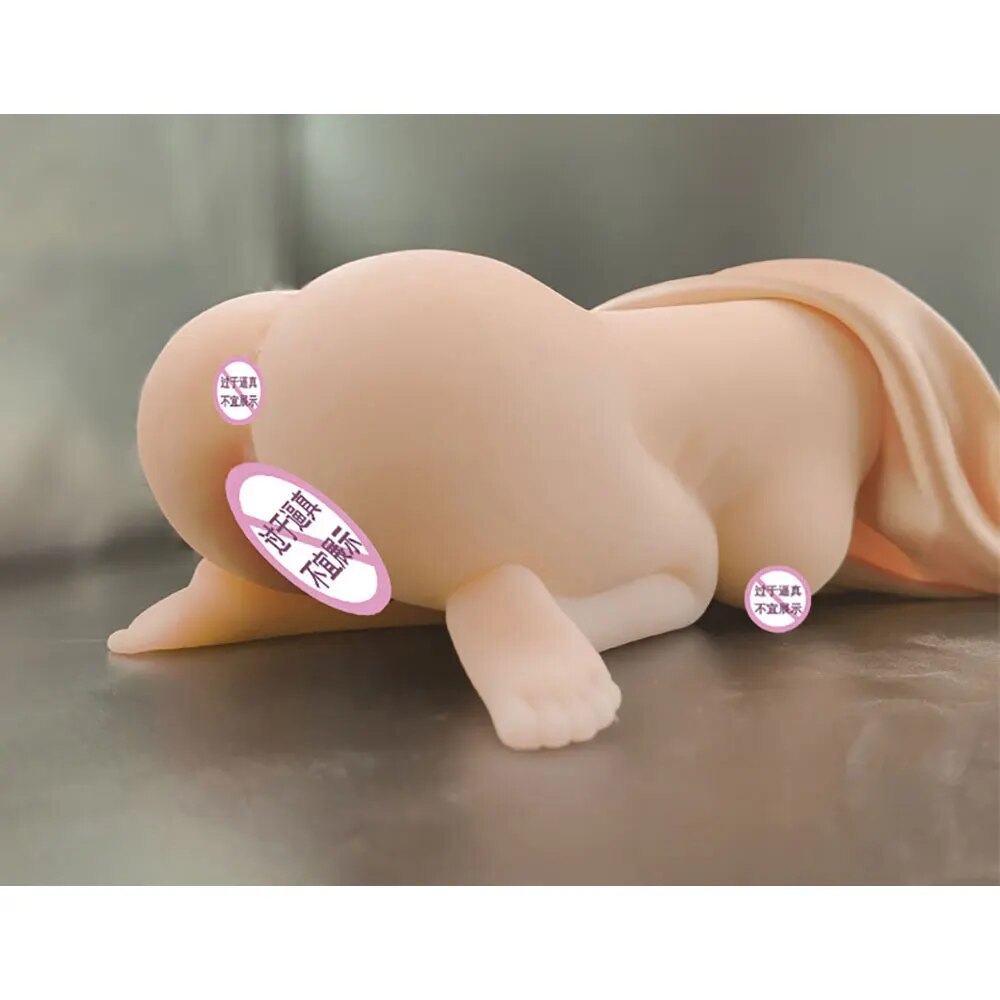 4D ตุ๊กตาใหญ่คู่ทางเดินจริงช่องคลอดชาย Masturbator พ็อกเก็ตหี Asshole Anal Oral ถ้วยผู้ใหญ่เซ็กซ์ทอยสำหรับชายครึ่งตุ๊กตายาง