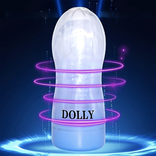 Male Masturbation Cup Massage Sleeve Sex Toy Portable Crystal Vaginal Mouth Sleeve Transparent Vaginal Easy To Clean Transparent Vaginal Male Sex Toys