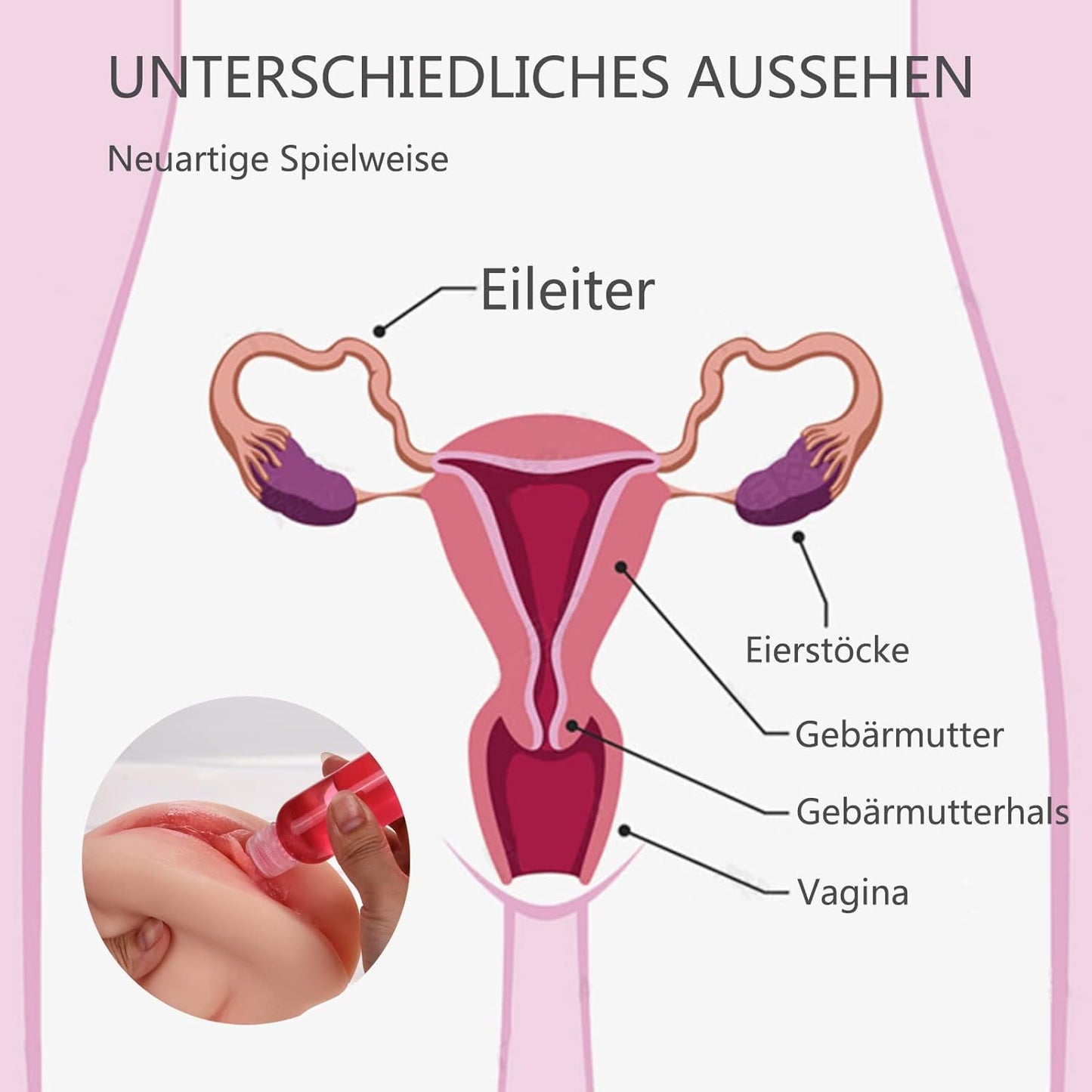Vibrating Womb Masturbator. Male Masturbators Pocket Pussy Realistic Stroker Lifelike Vaginal Oral Sex Toys for Man Masturbation