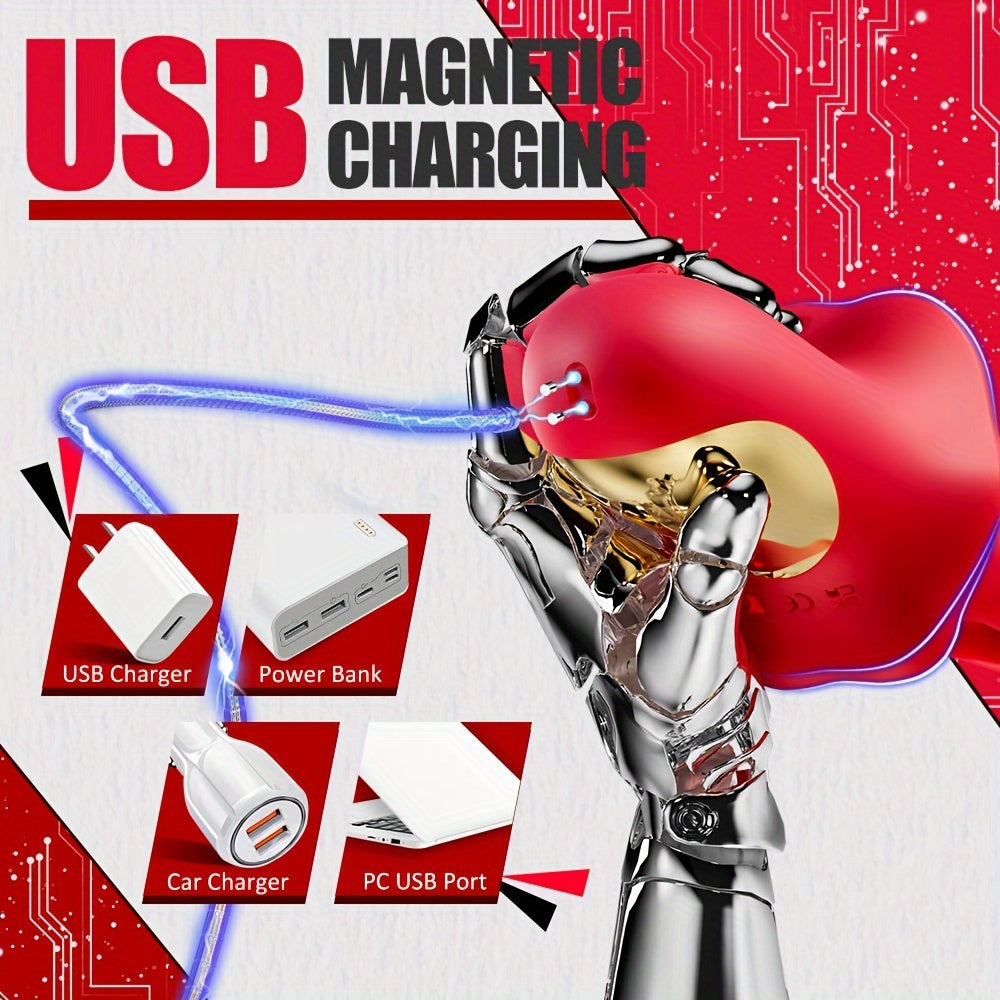 เครื่องสั่นกระต่ายซิลิโคนเสียบ USB – กระตุ้นจุด G และปุ่มกระสัน ดิลโด้เพื่อความพึงพอใจของผู้หญิง เหมาะสำหรับคู่รัก