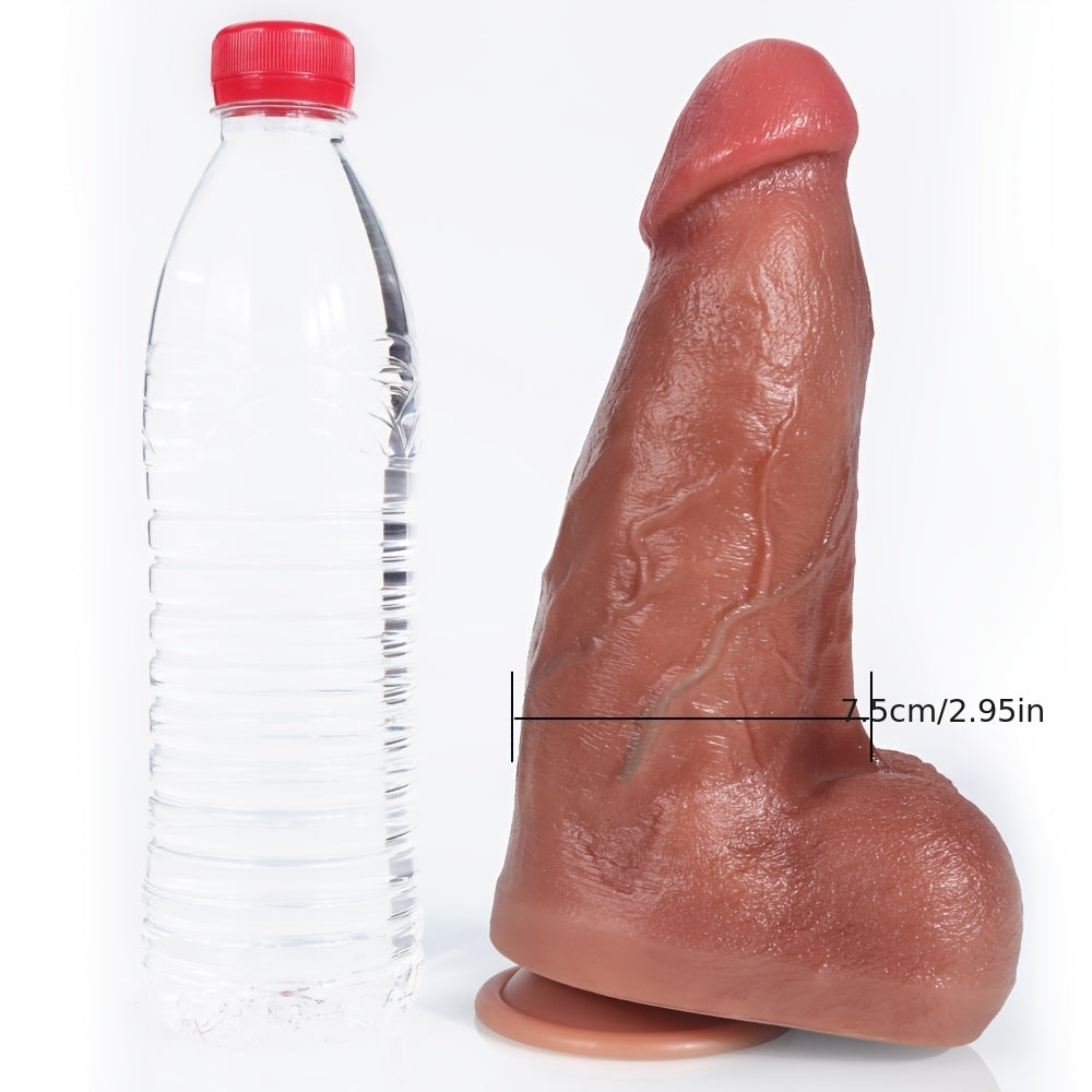 Oversized Thick Dildo Fat Hanging Simulation Dildo For Women & Male Anal Plug Fake Penis Supplies