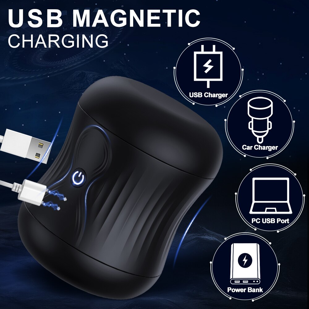 Male Organ Massage Masturbators For Men Open Male Masturbators Cup 3D Tunnel Pocket Pussy Stroker 10 Vibration Modes