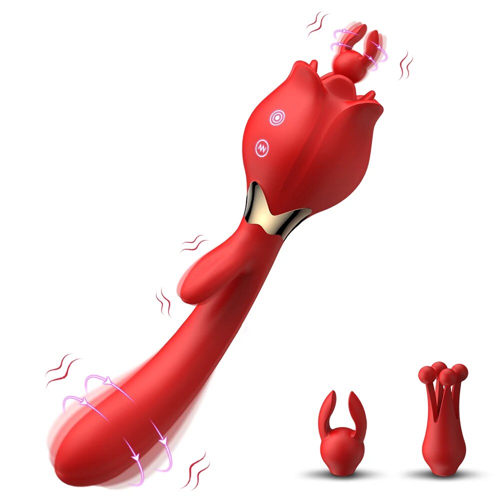 G-spot vibrator, vibrator for women, 3-in-1 nipple vibrator, sex toys for women