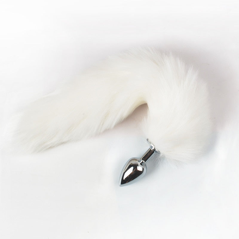 Adult Anal Sex Products Butt Plug Anal Anal Toys for Woman Stainless Steel Toys Shop Exotic Accessories Butt Plug Tail Fox