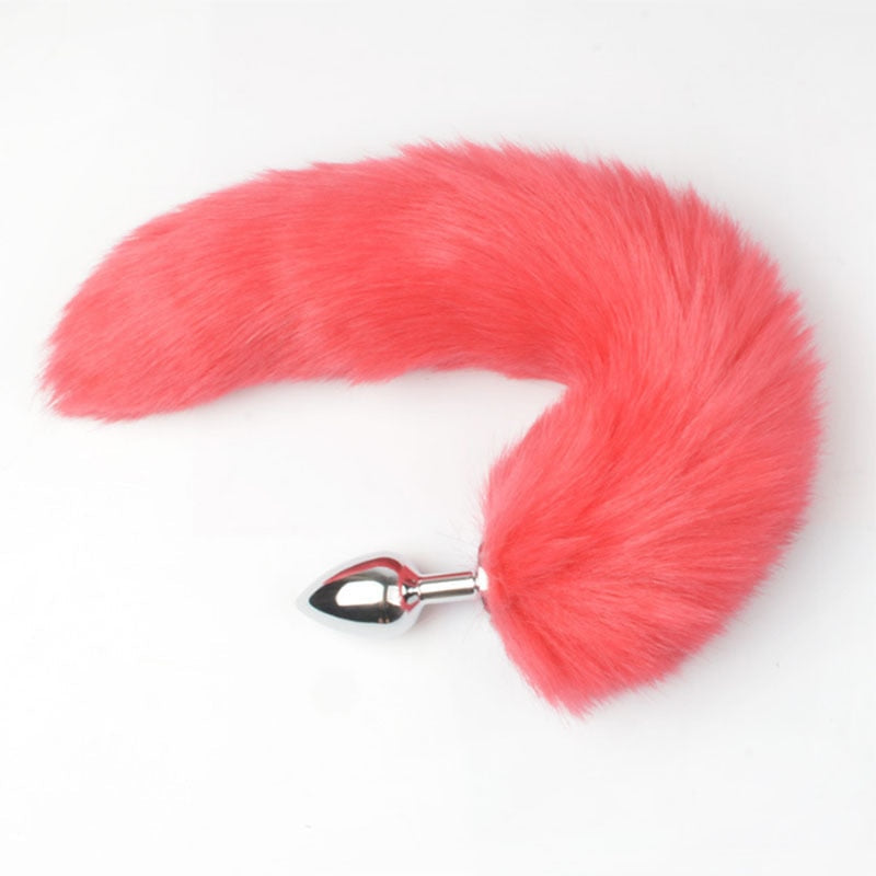 Adult Anal Sex Products Butt Plug Anal Anal Toys for Woman Stainless Steel Toys Shop Exotic Accessories Butt Plug Tail Fox