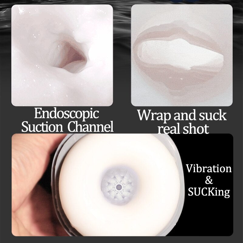 Air ดูดความร้อนชาย Masturbator อัตโนมัติสูญญากาศเซ็กซ์ทอยเร้าอารมณ์ Oral อมควยถ้วย Masturbation หีอุปกรณ์ช่วยตัวเองสำหรับผู้หญิงสำหรับ Man