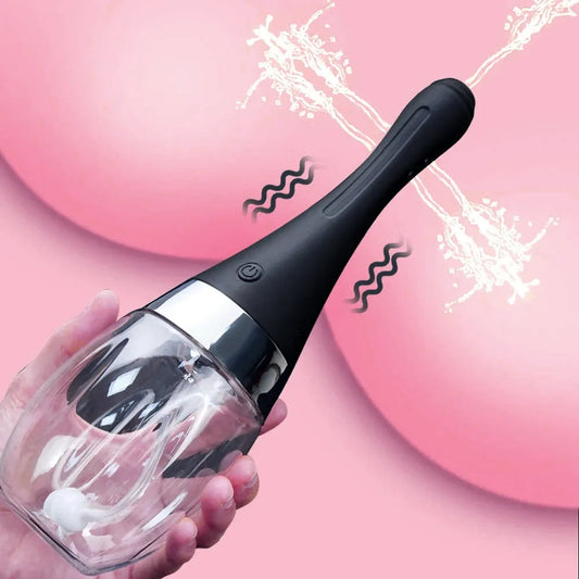 Anal Butt Plug Cleaner Health Enema Rectal Shower Vagina Enemator Intimate Goods Anus Sex Toy Tool for Women Men Adult Rinser
