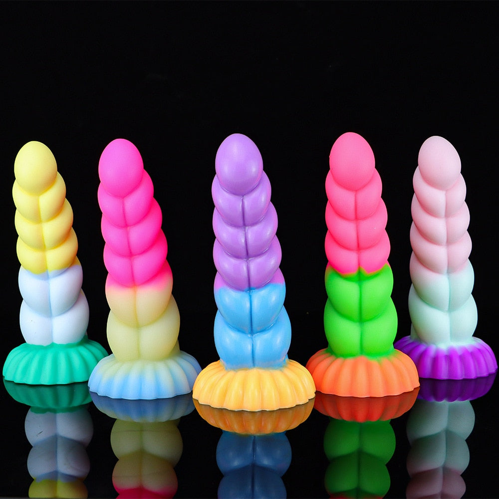 Soft Long Anal Plug Dildo, Large Butt Plug Suction Cup Adult Erotic Sex Toy for Women Men Prostate Massage Big Anus Dilator