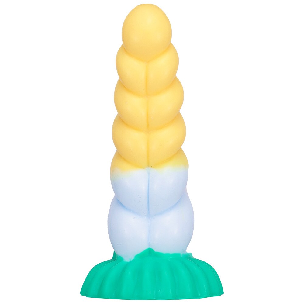Soft Long Anal Plug Dildo, Large Butt Plug Suction Cup Adult Erotic Sex Toy for Women Men Prostate Massage Big Anus Dilator
