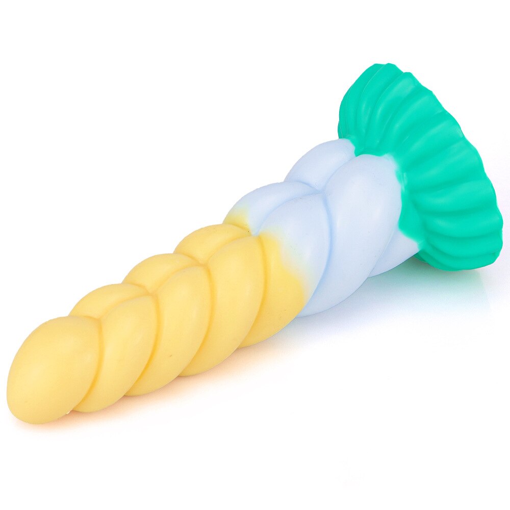 Soft Long Anal Plug Dildo, Large Butt Plug Suction Cup Adult Erotic Sex Toy for Women Men Prostate Massage Big Anus Dilator