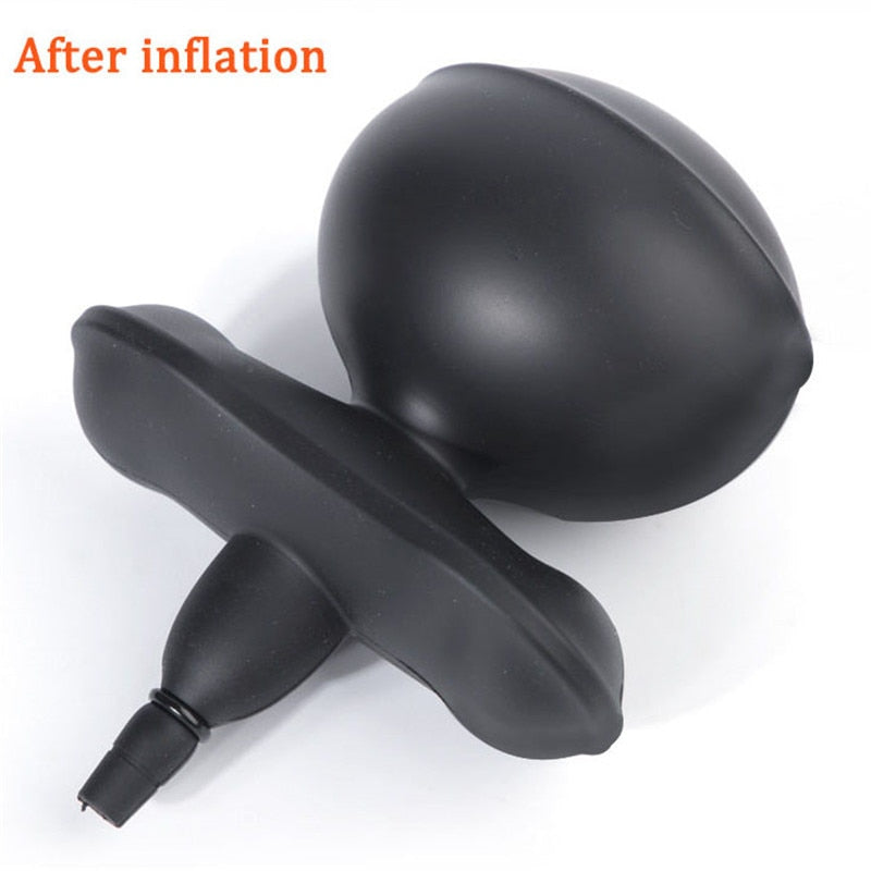 BDSM Super Huge Mouth Gag Strapless Inflatable Expansion Open Mouth Gag Restraint Bondage Adult Sex Toys for Woman Couples Slave