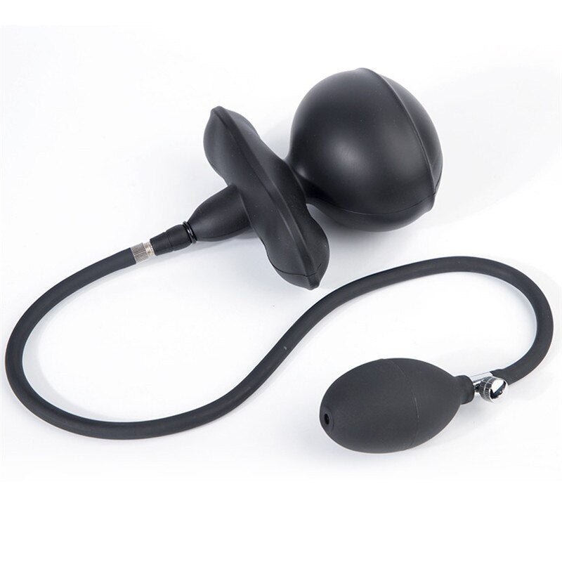 BDSM Super Huge Mouth Gag Strapless Inflatable Expansion Open Mouth Gag Restraint Bondage Adult Sex Toys for Woman Couples Slave