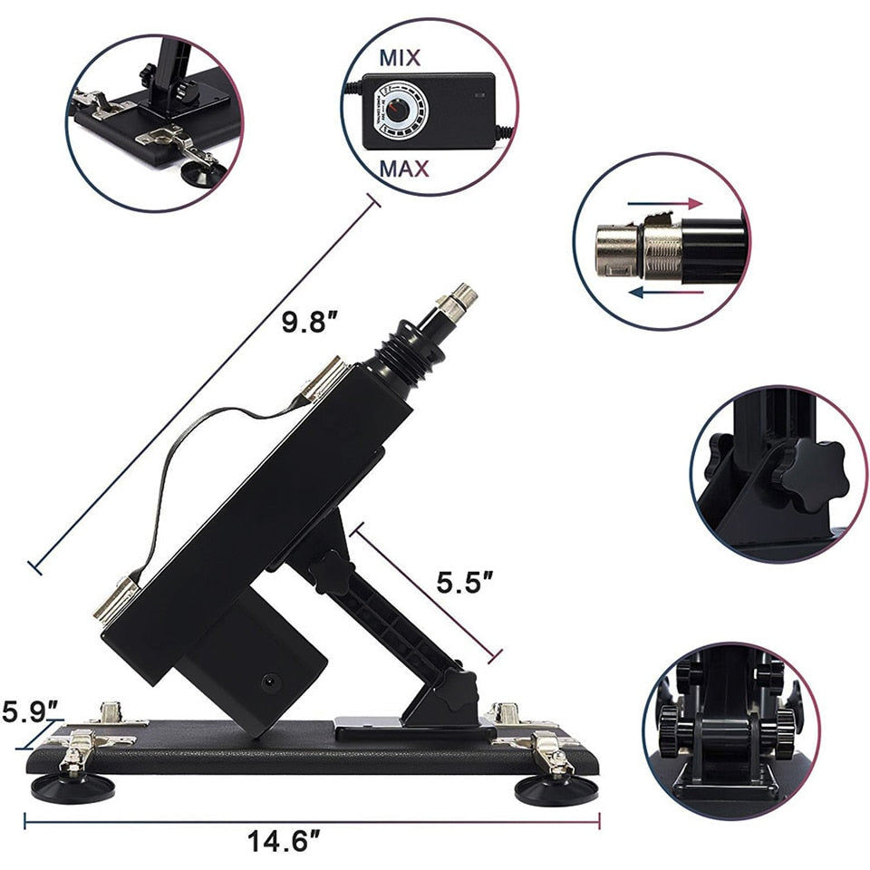 BUXP 3XLR เครื่องปืนอัตโนมัติ ช่วยตัวเอง เงียบรัก เครื่องนวด เพิ่มความสุข สำหรับสตรีและผู้ชาย ปลอดภัย บรรจุภัณฑ์มิดชิด