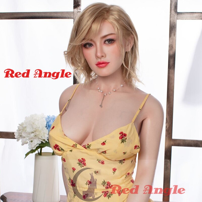 สีแดงมุมใหม่ล่าสุดปลูกสีบลอนด์สาวสวยตุ๊กตาแพลทินัมซิลิโคนสำหรับผู้ชาย Boneca ญี่ปุ่น Masturbadoras Eletricas