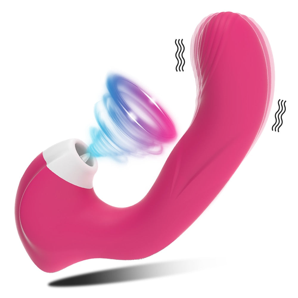 Burningus 3 In 1 Clitoral Vagina Sucking Licking Vibrator Female G Spot Vibrating Clitoris Stimulator Sex Toys for Couples Adult