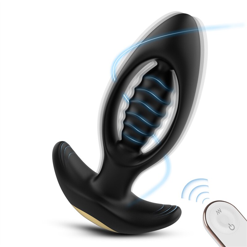 การสั่นสะเทือน Butt ปลั๊ก Dildo Vibrator นวดไร้สายรีโมทคอนโทรล Anal Plug G-Spot กระตุ้นของเล่นเพศสำหรับ Man/ผู้หญิง
