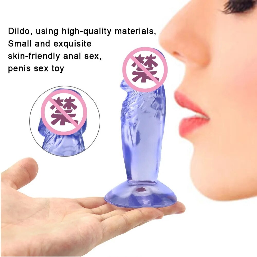 ขนาดเล็ก Dildo Multi-สี Dildos สำหรับผู้หญิงหนา Anal Plug หญิง Masturbator ผู้ใหญ่เซ็กซ์ทอย Juguetes Sexuales ผู้ชายของเล่น