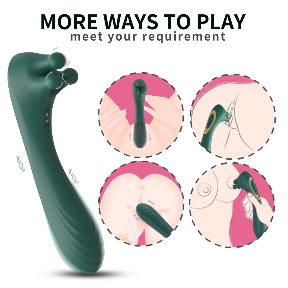 Claw Shape Kneading nipple G Spot vibrator สำหรับกันน้ำสำหรับผู้หญิง Tease AV Magic Wand breast clitoris นวด masturbator เซ็กซ์ทอย