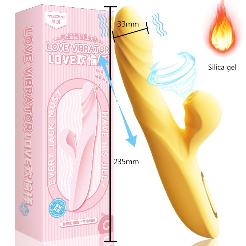 หญิง Clitoral Vibrator เซ็กซ์ทอย Clitoris ดูดกระตุ้น Vibrator G-Spot Climax Thrust การสั่นสะเทือน Clit Sucker เซ็กซ์ทอย UYO