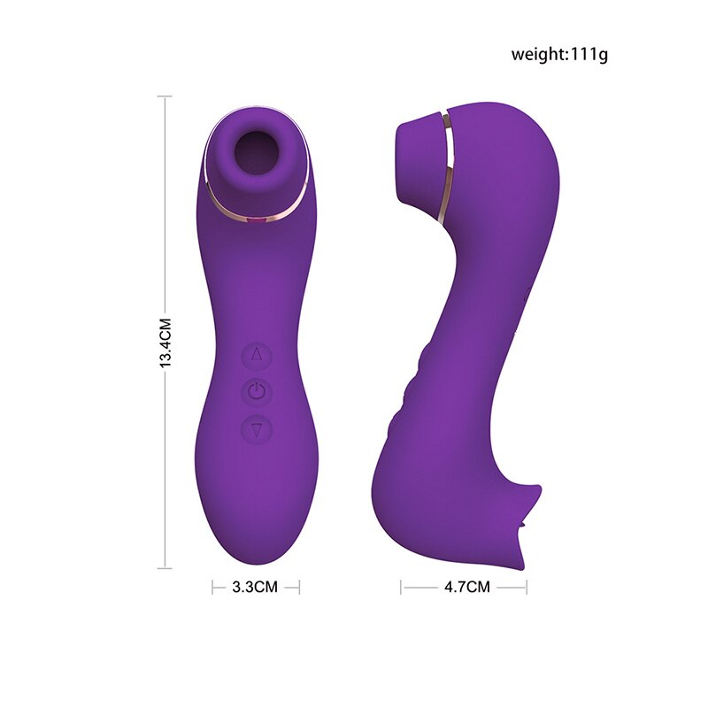 Clitoris Sucker Sex Sucking Toys Vibrator Powerful Clitoris Blowjob Tongue Stimulator Nipple Vagina Pussy Pump Sex Toys for Wome