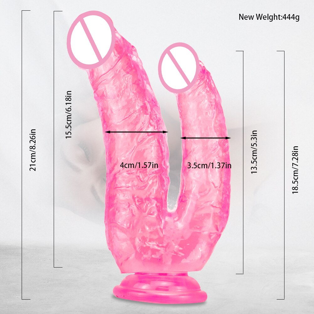 ดูดถ้วยคู่ Dildo Femme Sexshop Buttplug เลสเบี้ยน Jouet Sexuel สำหรับผู้ใหญ่ Sextoy อวัยวะเพศชายเกย์พระเจ้า Gode เร้าอารมณ์ Dick Anal Consolador