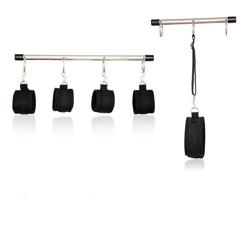 Dual Iron Handcuffs Footcuffs Binding Articles Alternative Neck Binding Toys Sex Products  Sex Toys for Man  Toys Sex Position