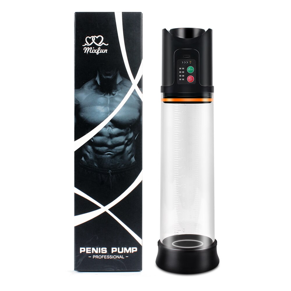 Electric Penis Pump Male Masturbator USB Charging Automatic Penis Extender Vacuum Pump Penile Enlarger Erection Sex Toys for Men