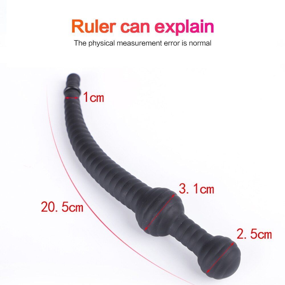 Erotic Toy Anus Expander Inflatable Butt Plug Anal Beads with Rings Man Prostate Massager Male Deep Anus Expandable Plug Sex Toy