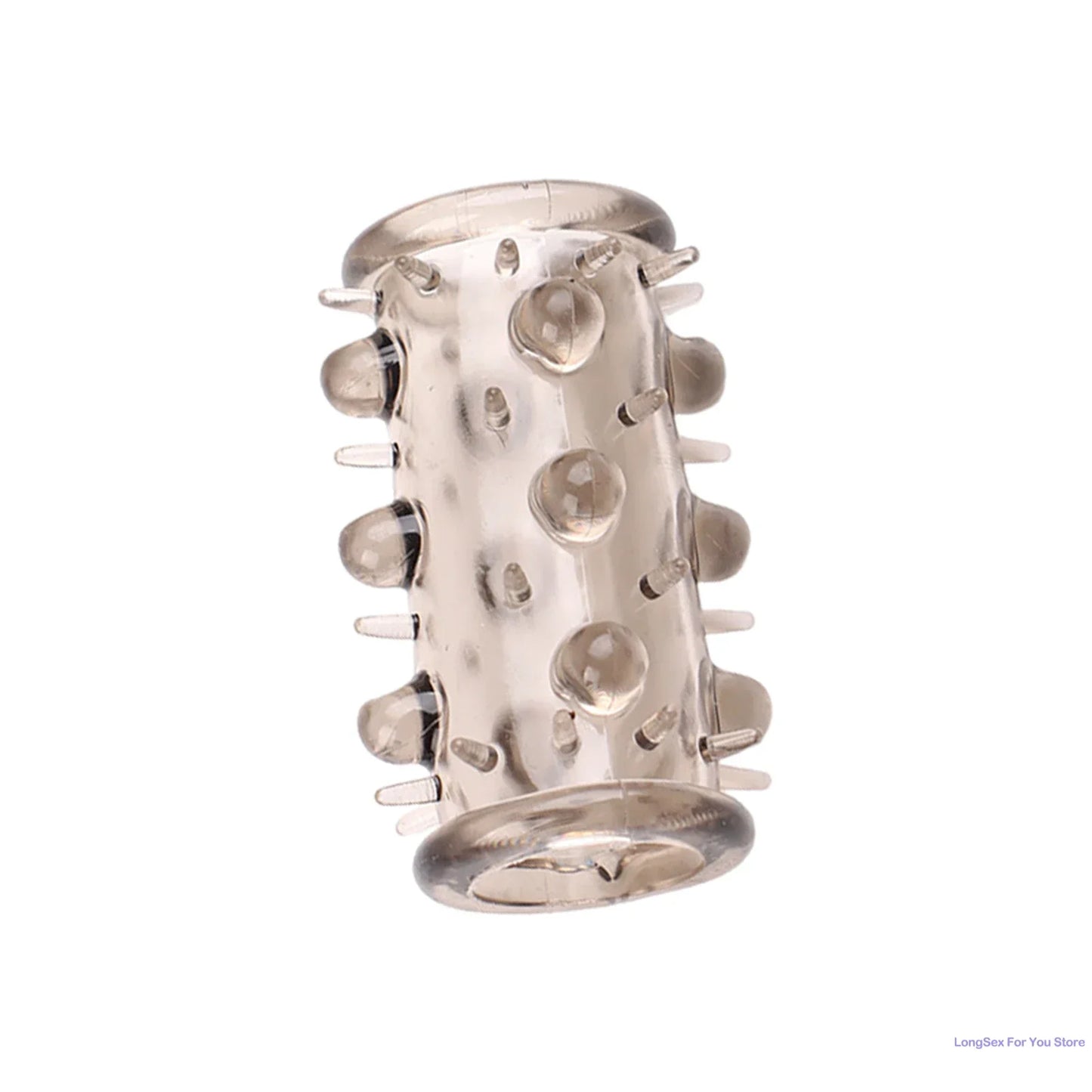 Extension Penis Sleeve Cock Rings For Men Enlarger Glans Particles Condom Lasting Delayed Sex Toys Adult Sexual Dotted Sex Goods